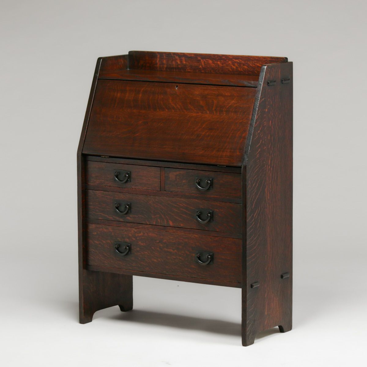 Gustav Stickley Dropfront Desk, model #432, circa 1904