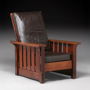 Classic Gustav Stickley #332 Morris Chair c1912-1915