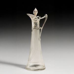 WMF – German Art Nouveau Silver-Plated & Acid-Etched Ewer c1905