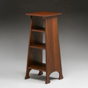 Payne Furniture Co Oak Magazine Stand c1910